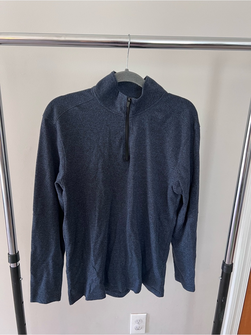 Marc Anthony Men's Half-Zip Sweater - Navy Blue